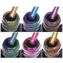 8 pezzi set di smalti gel magnetici 9D occhio di gatto 7 ml UV LED con bastoncino magnetico collezione durevole per design delle unghie 3