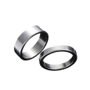 8 stk Sæt af smykker i rustfrit stål sølv Unisex Punk Vintage 3 halskæder 3 armbånd 2 ringe til kvinder mænd 4