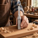 8 x 35 mm Deep Groove Cutter Straight Three-Edged TCT Shank 12.7 mm 1/2 Inch Tungsten Carbide CNC and Router Silver Wood and Boards 3