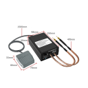 8000W Mini Spot Welder Kit with Pedal and Display for 18650 Batteries Fast Charging Portable Welder with Power Control Wheel 3