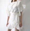 Mini rochie de vară cu volane 1