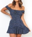 Mini rochie cu volane 1