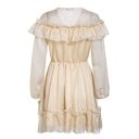 Rochie cu volane cu mâneci lungi 3