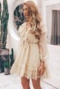 Rochie cu volane cu mâneci lungi 7