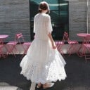 Vestido de encaje suelto 5