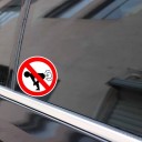 Vtipná samolepka na auto B458 4