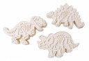 Dinosaurieformade kakskärare - 3 st. 1