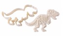 Dinosaurieformade kakskärare - 3 st. 2