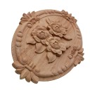 Utskuren dekoration med blommor 2