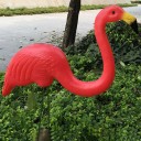 Trädgårdsdekoration - Flamingo-utskärning - 2 st 4