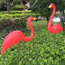 Trädgårdsdekoration - Flamingo-utskärning - 2 st 5