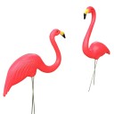 Trädgårdsdekoration - Flamingo-utskärning - 2 st 9