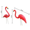 Trädgårdsdekoration - Flamingo-utskärning - 2 st 11