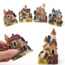 Trädgård mini hus dekoration 6