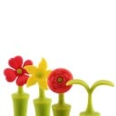 Flaskpropp med blomma 3