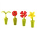 Flaskpropp med blomma 4