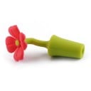 Flaskpropp med blomma 5