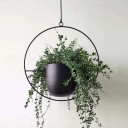 Rund hängande blomkruka 4
