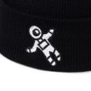 Vinter svart hatt med astronaut 4