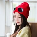 Gorro de invierno con gafas 5