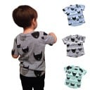 Mädchen-T-Shirt mit Cartoon-Katzen J1904 12