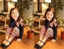 Camiseta niña con lazo y leggings L1228 7