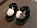 Flickstövlar i filt med pomponger 5
