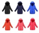 Chaqueta de invierno con capucha para niña J2900 7