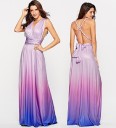 Lång formell klänning med öppen rygg 28