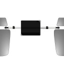 Tabletthållare mellan bilsäten 3