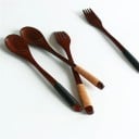 Cuchara y tenedor de madera - 2 uds. 5