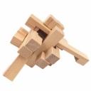 Trä 3D pedagogiskt pussel - Brain teasers 9