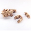 Trä 3D pedagogiskt pussel - Brain teasers 13