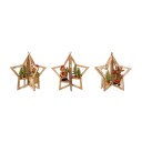 Décorations de Noël en bois 3 pcs 8