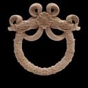 Dřevěný vyřezávaný ornament 4