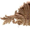 Dřevěný vyřezávaný ornament C563 2