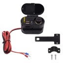 Dubbel USB motorcykelladdare A2298 4