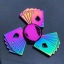 Duhový fidget spinner kovový A2222 12