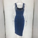 Vestido midi de mezclilla 4