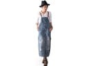 Vestido midi vaquero con pechera 1