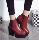 Eleganta damstövlar med klack J1293 2