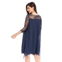 Vestido elegante de mujer con encaje. 5