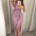 Elegant lång klänning 5