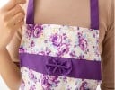Delantal de cocina con flores J2910 9