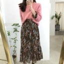 Vestido de manga larga con estampado floral de Jane 4