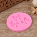 3D silikonform för bakning Små dekorativa motiv med fin relief Lämplig för mikrovågsugn och frys Flexibel silikon Rosa 4