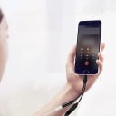 Kabeladapter USB-C till 3,5 mm jack och USB-C för att lyssna på musik medan du laddar Flätad nylonkabel Kontakter av aluminiumlegering 7