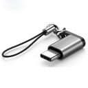 Adapter USB-C till Micro USB Reduktion för att ansluta Micro USB-kabel till telefon med USB-C-port Kropp av aluminiumlegering Snöre med ring 4