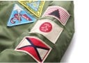 Flygjacka för herr med broderi J1434 7
