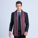 Lyxig halsduk för män med mönster J1435 4